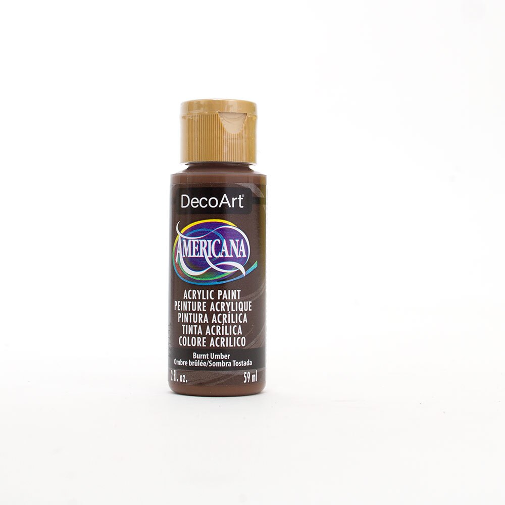 DecoArt, Acrylic, Art & School, Americana, 2 ounce, 30369, Burnt Umber